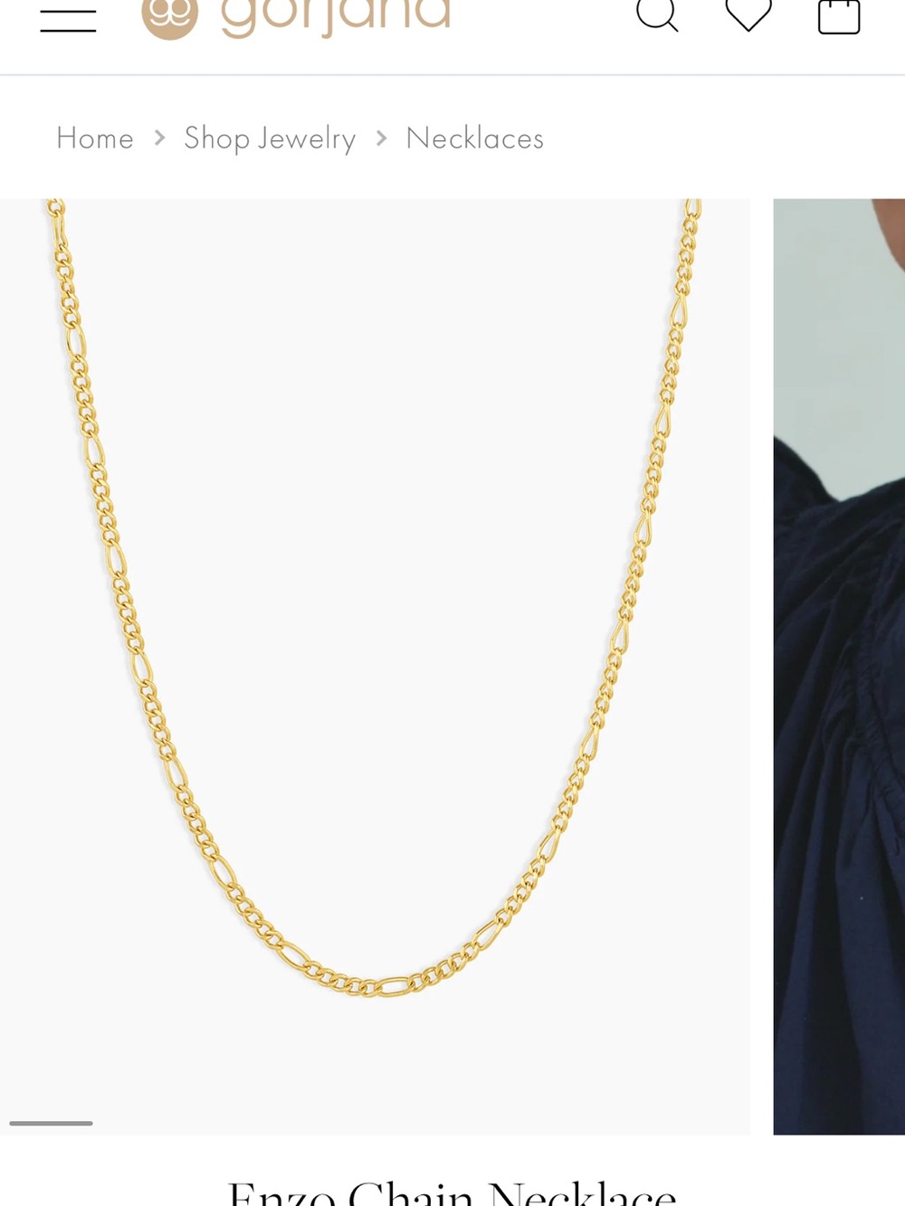 Gorjana Gold Enzo Necklace